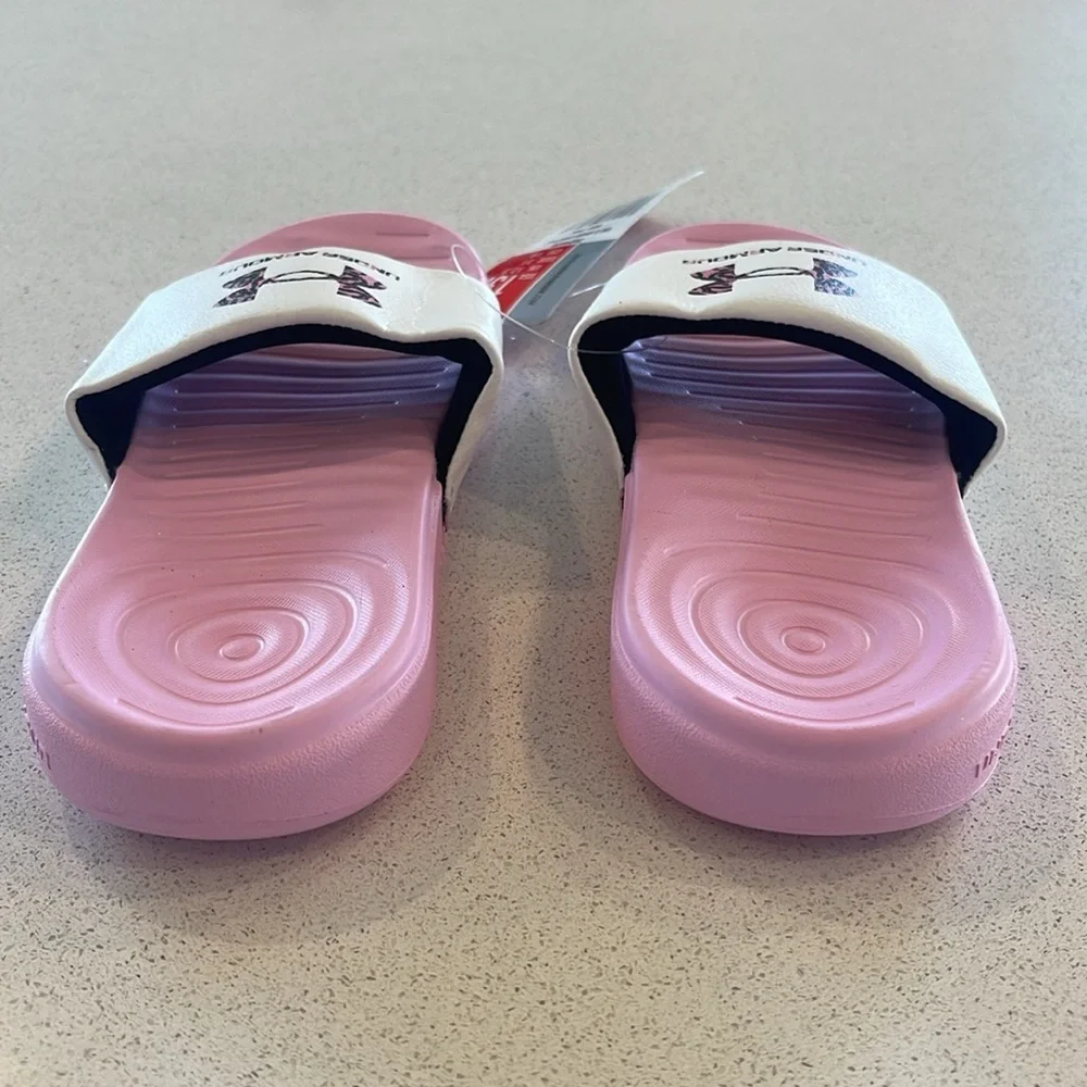 NWT UNDER ARMOUR Pink Sandals Size 13K - Picture 8 of 11